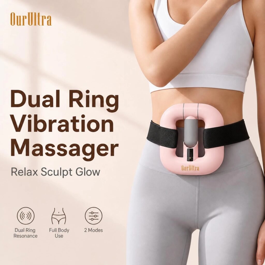Dual Ring Vibration Body Massager · Fascia Relaxation · 2 Modes
