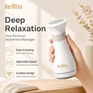 Abdominal Massager · Deep Kneading · Relax Abdominal Muscles · USB Rechargeable · Multi‑Speed · Portable