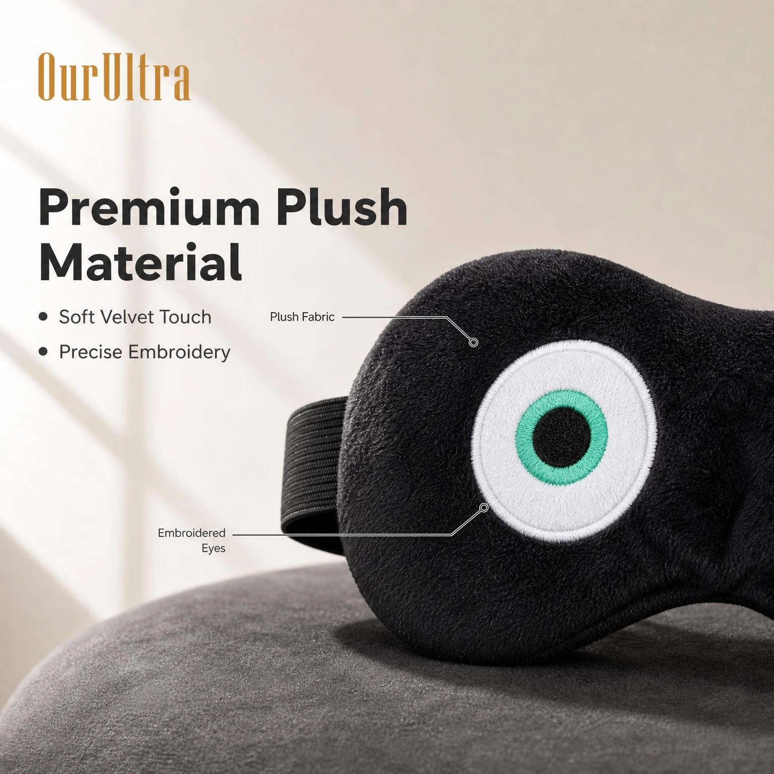 3D Cartoon Sleep Eye Mask · Plush Comfort · Total Blackout · Playful Design - Image 4
